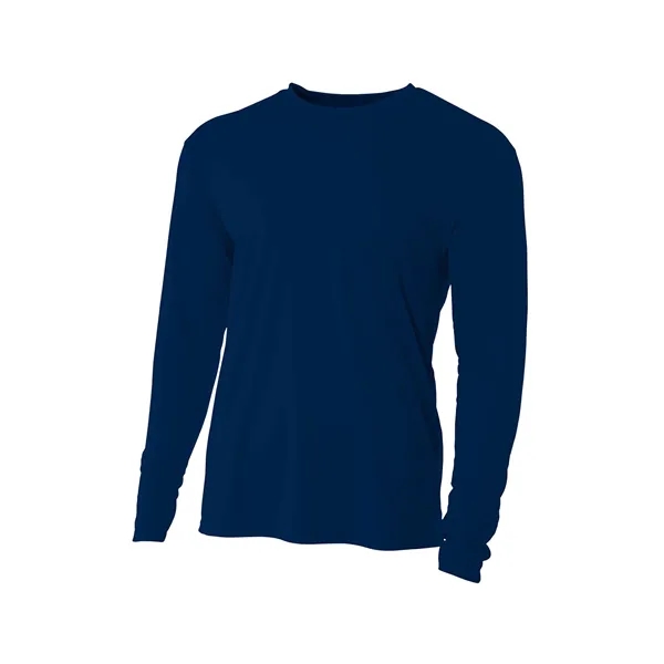 A4 Youth Cooling Performance Long Sleeve Tee - A4 Youth Cooling Performance Long Sleeve Tee - Image 5 of 29