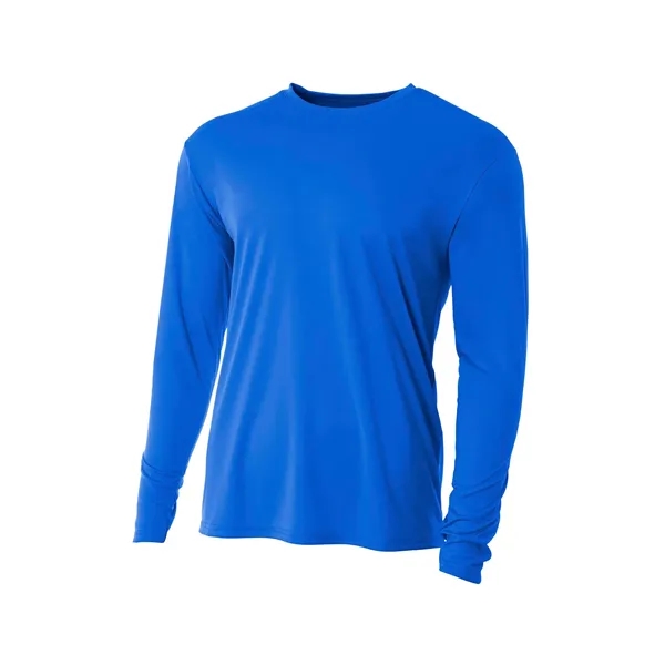 A4 Youth Cooling Performance Long Sleeve Tee - A4 Youth Cooling Performance Long Sleeve Tee - Image 12 of 29