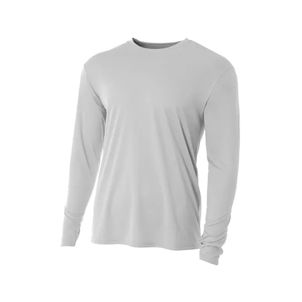 A4 Youth Cooling Performance Long Sleeve Tee - A4 Youth Cooling Performance Long Sleeve Tee - Image 14 of 29