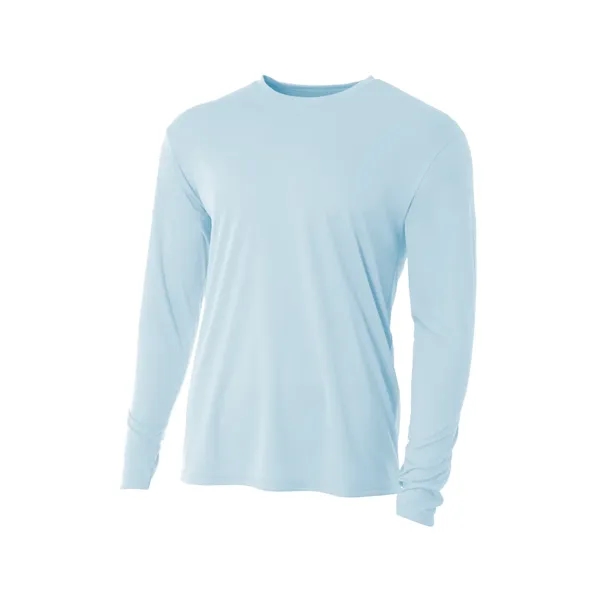 A4 Youth Cooling Performance Long Sleeve Tee - A4 Youth Cooling Performance Long Sleeve Tee - Image 8 of 29