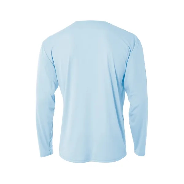 A4 Youth Cooling Performance Long Sleeve Tee - A4 Youth Cooling Performance Long Sleeve Tee - Image 10 of 29
