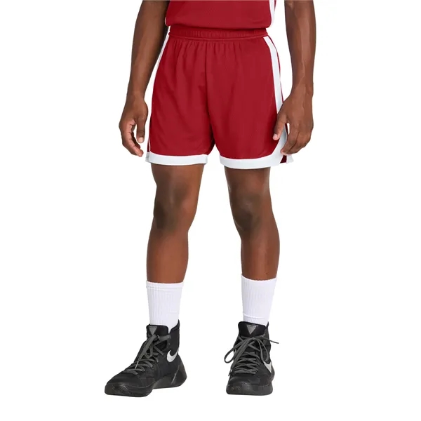 Sport-Tek Youth Rival Basketball 5" Short - Sport-Tek Youth Rival Basketball 5" Short - Image 9 of 39