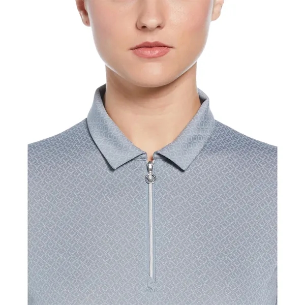 Callaway® All Over Stitched Women's Chev Polo Shirt - Callaway® All Over Stitched Women's Chev Polo Shirt - Image 1 of 4