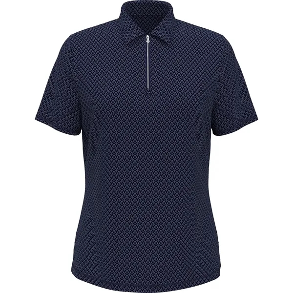 Callaway® All Over Stitched Women's Chev Polo Shirt - Callaway® All Over Stitched Women's Chev Polo Shirt - Image 3 of 4