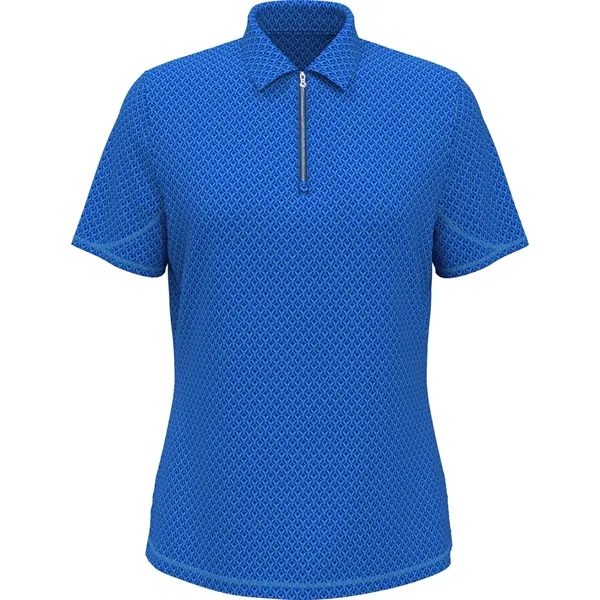 Callaway® All Over Stitched Women's Chev Polo Shirt - Callaway® All Over Stitched Women's Chev Polo Shirt - Image 4 of 4