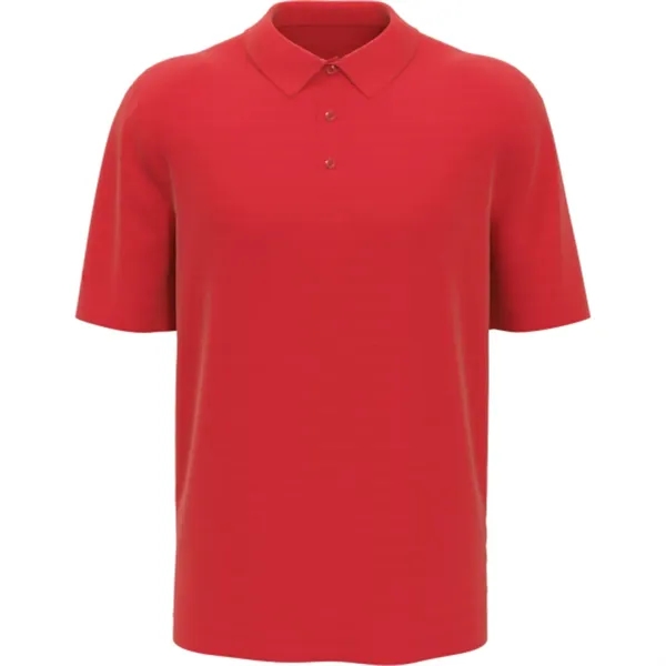 Callaway® Eco Horizontal Textured UPF 50+ Men's Polo Shirt - Callaway® Eco Horizontal Textured UPF 50+ Men's Polo Shirt - Image 4 of 6