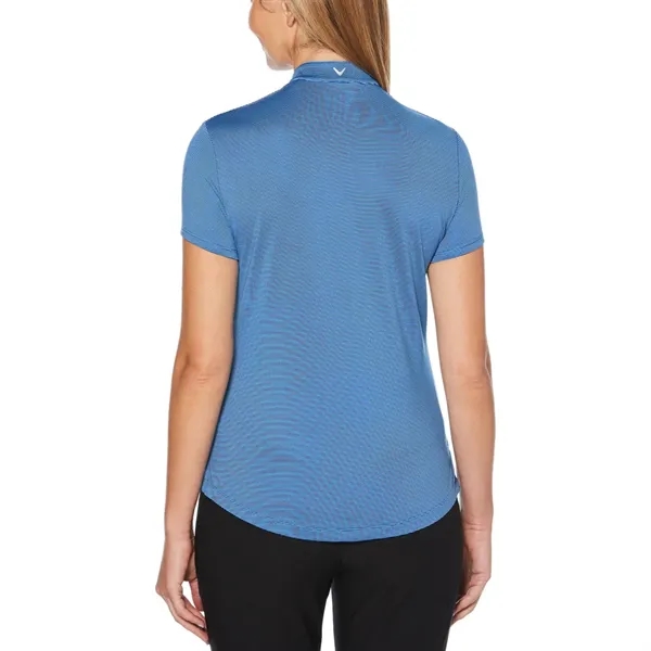 Callaway® Fine Line Stripe Women's Polo Shirt - Callaway® Fine Line Stripe Women's Polo Shirt - Image 1 of 5