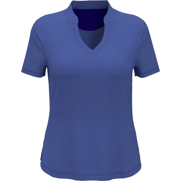Callaway® Fine Line Stripe Women's Polo Shirt - Callaway® Fine Line Stripe Women's Polo Shirt - Image 4 of 5