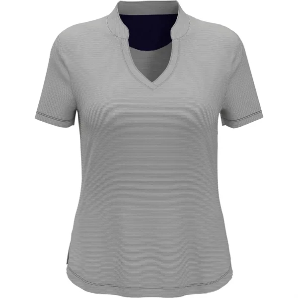 Callaway® Fine Line Stripe Women's Polo Shirt - Callaway® Fine Line Stripe Women's Polo Shirt - Image 5 of 5