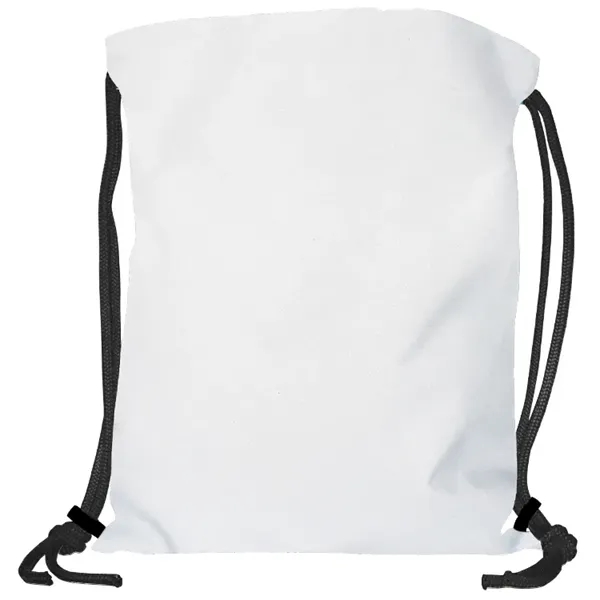 Thick Cord Drawstring Backpack- One Side Print - Thick Cord Drawstring Backpack- One Side Print - Image 1 of 1