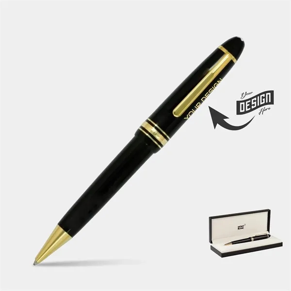 MONTBLANC® Legrand Luxury Ball Point Black & Gold Trim Pen - MONTBLANC® Legrand Luxury Ball Point Black & Gold Trim Pen - Image 0 of 1