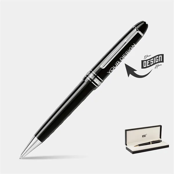 MONTBLANC® Legrand Ball Point Black & Platinum Trim Pen - MONTBLANC® Legrand Ball Point Black & Platinum Trim Pen - Image 0 of 1