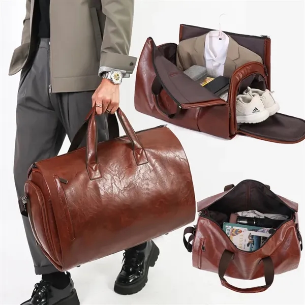 PU Leather Travel Bag - PU Leather Travel Bag - Image 1 of 3