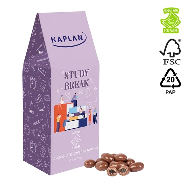 Eco Gable Box- Chocolate Raisins