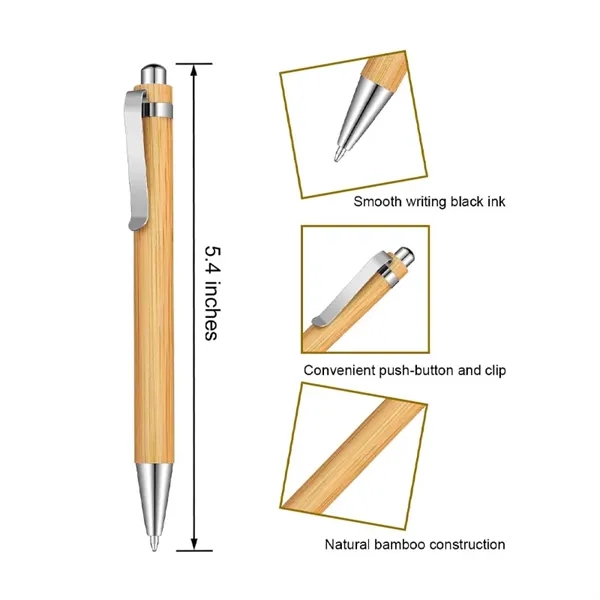 Bamboo Ballpoint Pen 1.0mm black ink - Bamboo Ballpoint Pen 1.0mm black ink - Image 4 of 4