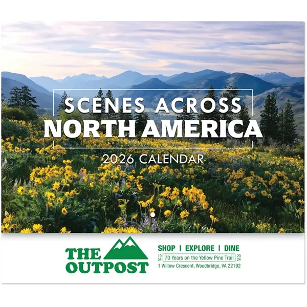 Scenes Across America Stapled Wall Calendar - Scenes Across America Stapled Wall Calendar - Image 1 of 4