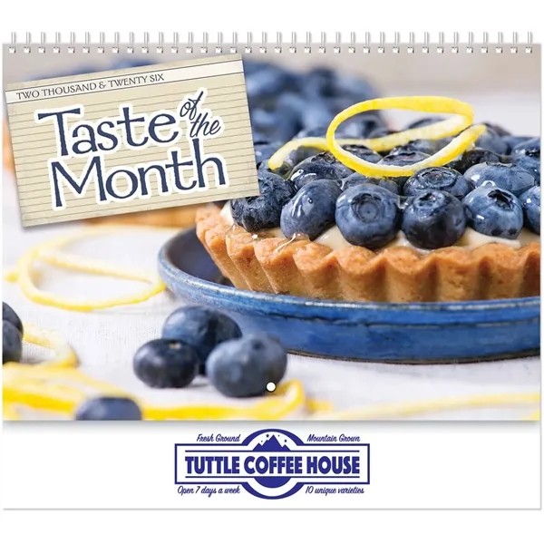 Taste Of Month Wall Calendar Spiral - Taste Of Month Wall Calendar Spiral - Image 1 of 4