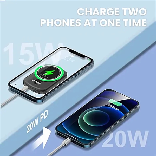 Magnetic Power Bank 5000 mAh - Magnetic Power Bank 5000 mAh - Image 3 of 4