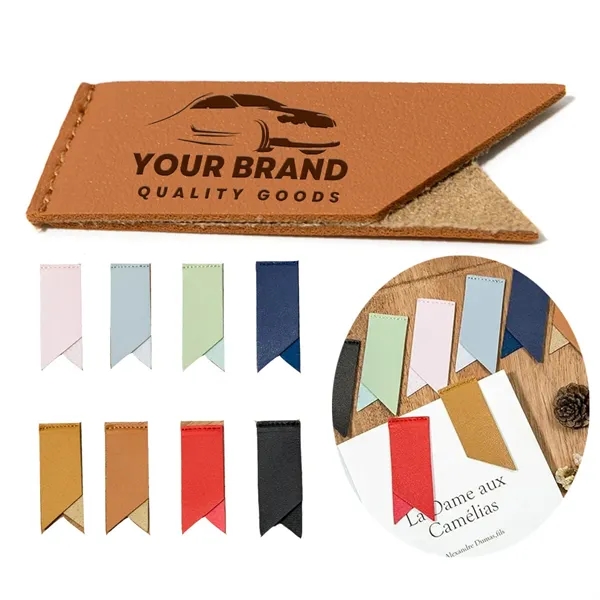 Handmade Leather Bookmark Corner Marker Clip Read Sign - Handmade Leather Bookmark Corner Marker Clip Read Sign - Image 0 of 4
