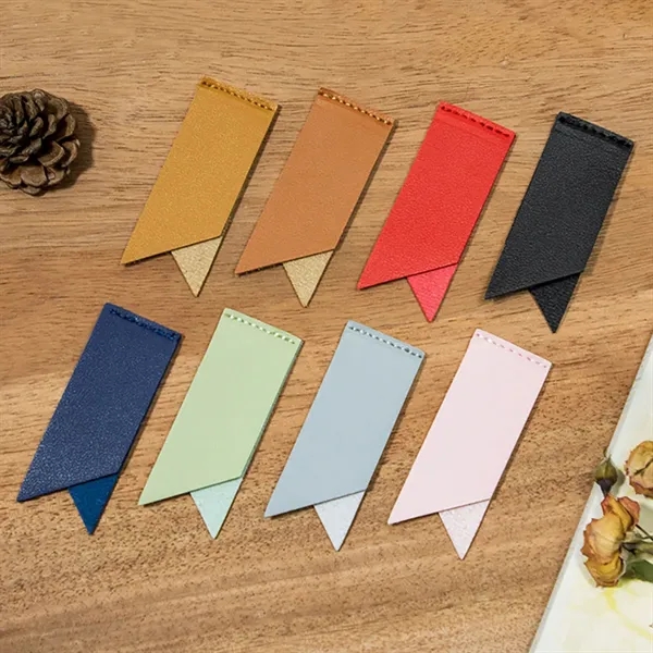 Handmade Leather Bookmark Corner Marker Clip Read Sign - Handmade Leather Bookmark Corner Marker Clip Read Sign - Image 2 of 4