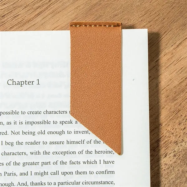 Handmade Leather Bookmark Corner Marker Clip Read Sign - Handmade Leather Bookmark Corner Marker Clip Read Sign - Image 4 of 4