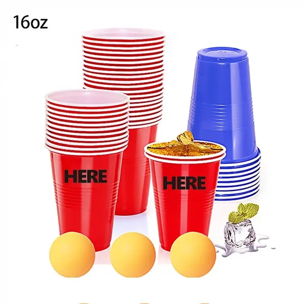 16 Oz. Plastic Party Solo Cup Disposable - 16 Oz. Plastic Party Solo Cup Disposable - Image 0 of 3