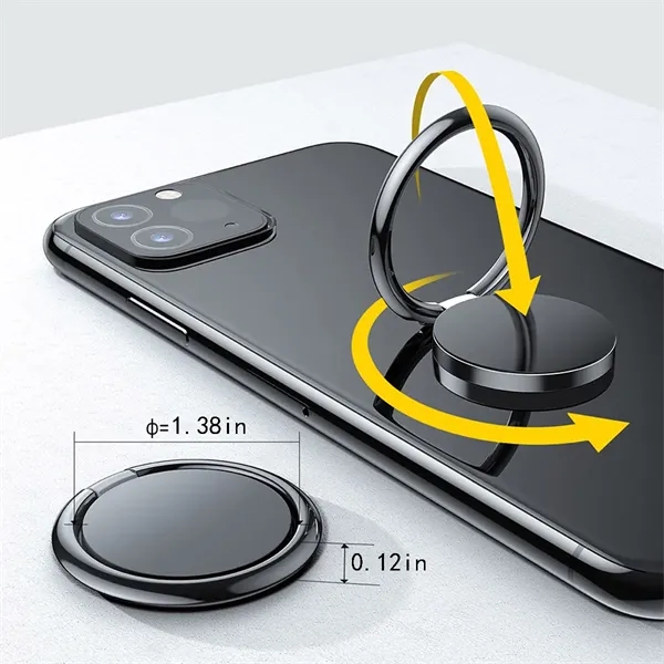 Magnetic Phone Ring Holder Finger Stand - Magnetic Phone Ring Holder Finger Stand - Image 2 of 4