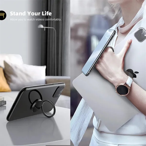 Magnetic Phone Ring Holder Finger Stand - Magnetic Phone Ring Holder Finger Stand - Image 4 of 4