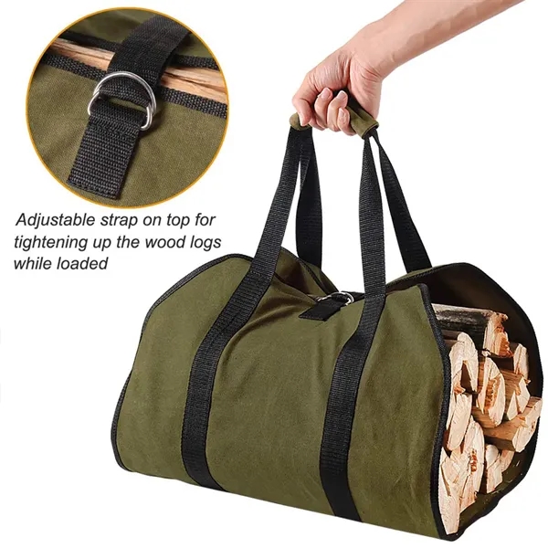 Camping gear portable durable firewood carrier bag tote - Camping gear portable durable firewood carrier bag tote - Image 2 of 4