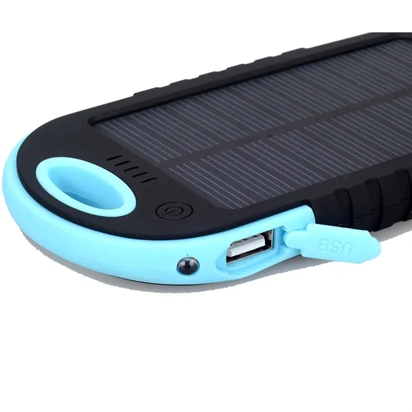W/ Hiking Hook Wireless Solar Unlimited Charging Power Bank - W/ Hiking Hook Wireless Solar Unlimited Charging Power Bank - Image 1 of 5