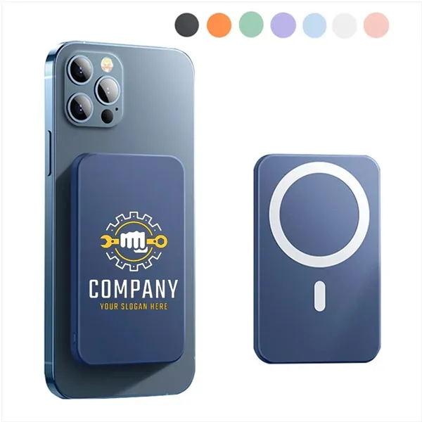 15w Magnetic Power Bank 5000mAh - 15w Magnetic Power Bank 5000mAh - Image 0 of 2