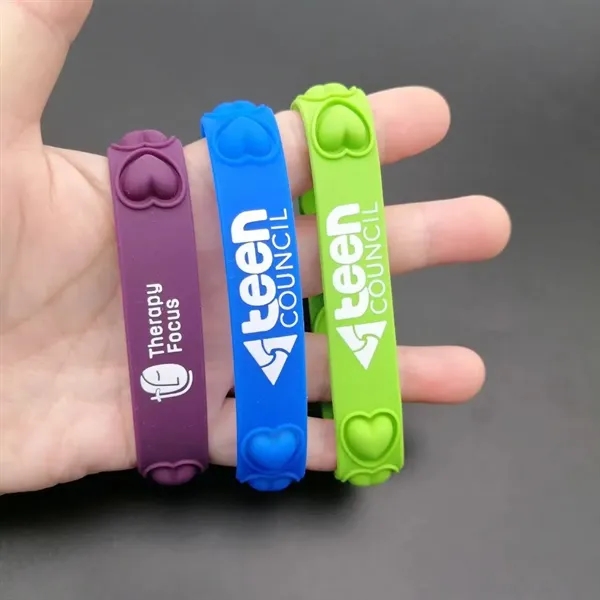 Silicone Pop Bubble Keychain Bracelet - Silicone Pop Bubble Keychain Bracelet - Image 3 of 3