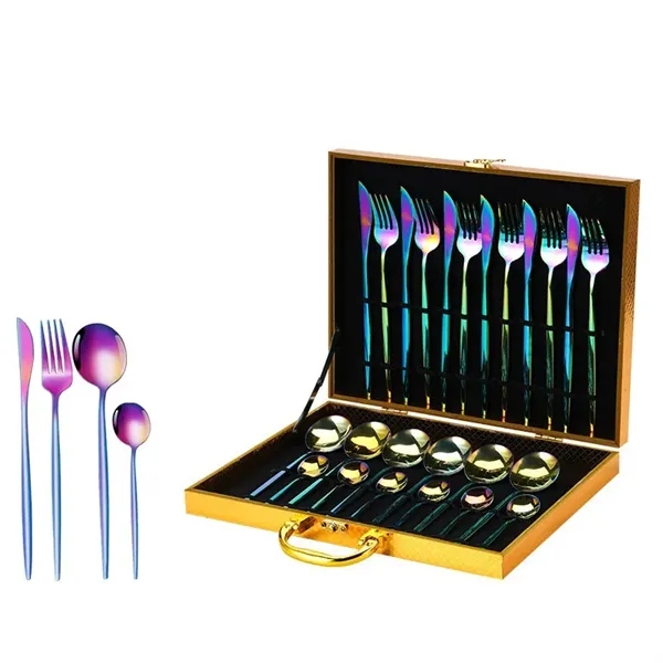 Stainless Steel Tableware Cutlery Set - Stainless Steel Tableware Cutlery Set - Image 2 of 3