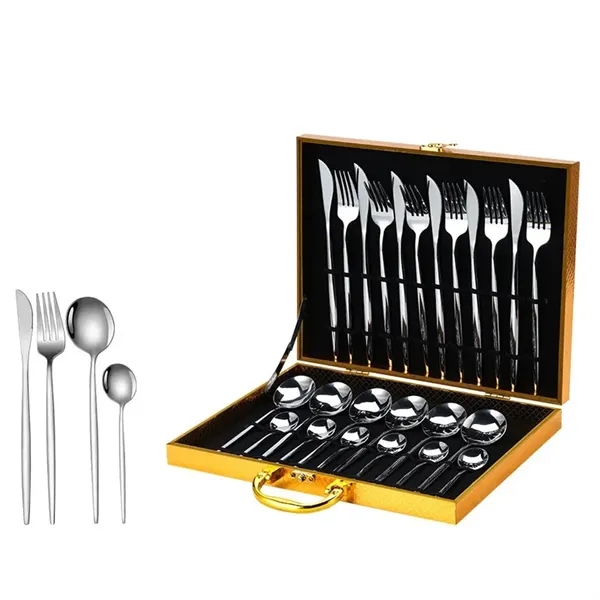 Stainless Steel Tableware Cutlery Set - Stainless Steel Tableware Cutlery Set - Image 3 of 3