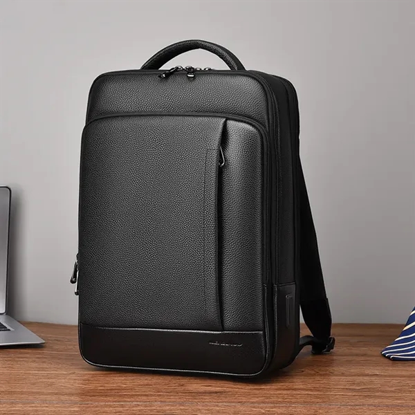 Business Leather Backpack - Business Leather Backpack - Image 0 of 2