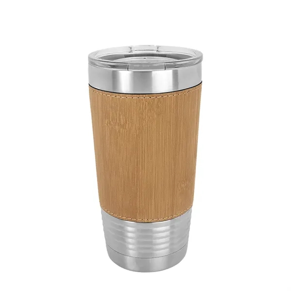 Polar Camel 20 oz. Leatherette Tumbler w/ Clear Lid - Polar Camel 20 oz. Leatherette Tumbler w/ Clear Lid - Image 8 of 13