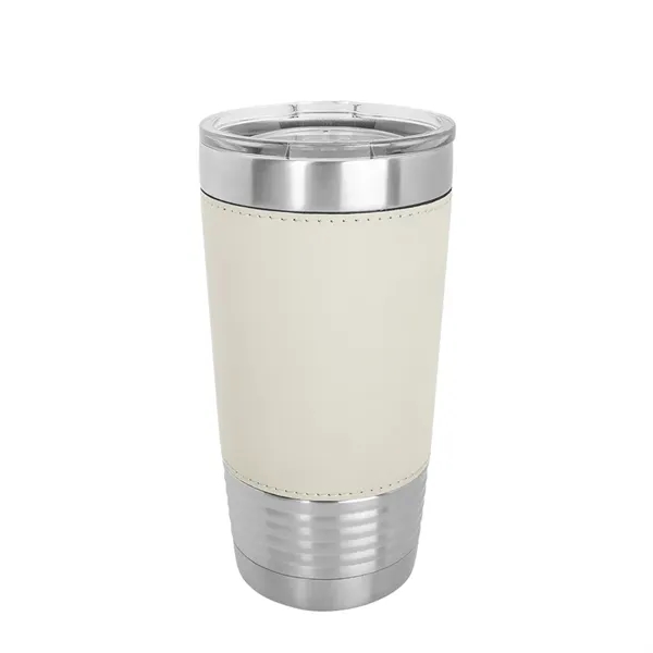 Polar Camel 20 oz. Leatherette Tumbler w/ Clear Lid - Polar Camel 20 oz. Leatherette Tumbler w/ Clear Lid - Image 11 of 13