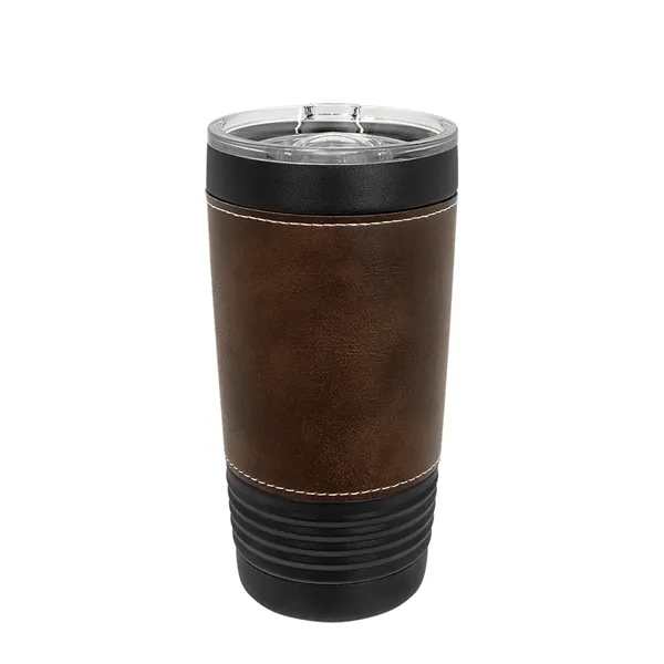 Polar Camel 20 oz. Leatherette Tumbler w/ Slider Lid - Polar Camel 20 oz. Leatherette Tumbler w/ Slider Lid - Image 5 of 7