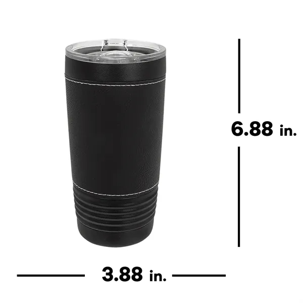 Polar Camel 20 oz. Leatherette Tumbler w/ Slider Lid - Polar Camel 20 oz. Leatherette Tumbler w/ Slider Lid - Image 7 of 7