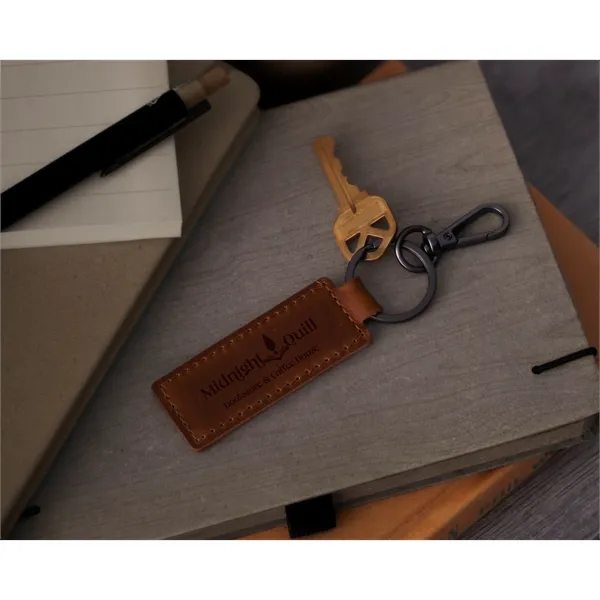 Leather Keytag w/Clasp - Leather Keytag w/Clasp - Image 2 of 2