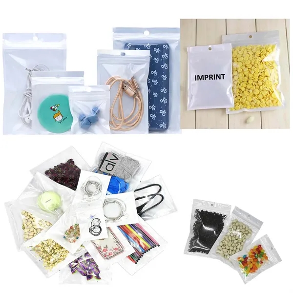 White Self-sealing Bag with Clear Front - White Self-sealing Bag with Clear Front - Image 0 of 11