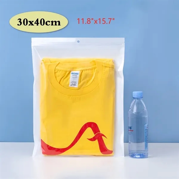 White Self-sealing Bag with Clear Front - White Self-sealing Bag with Clear Front - Image 7 of 11