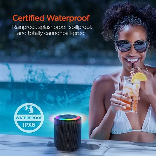 HyperGear Halo Waterproof LED Wireless Speaker - HyperGear Halo Waterproof LED Wireless Speaker - Image 4 of 10