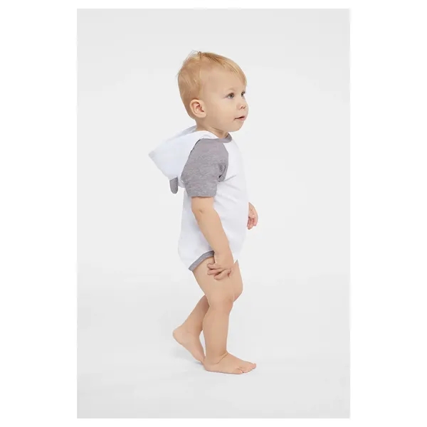 Rabbit Skins Infant Character Hooded Bodysuit with Ears - Rabbit Skins Infant Character Hooded Bodysuit with Ears - Image 4 of 13
