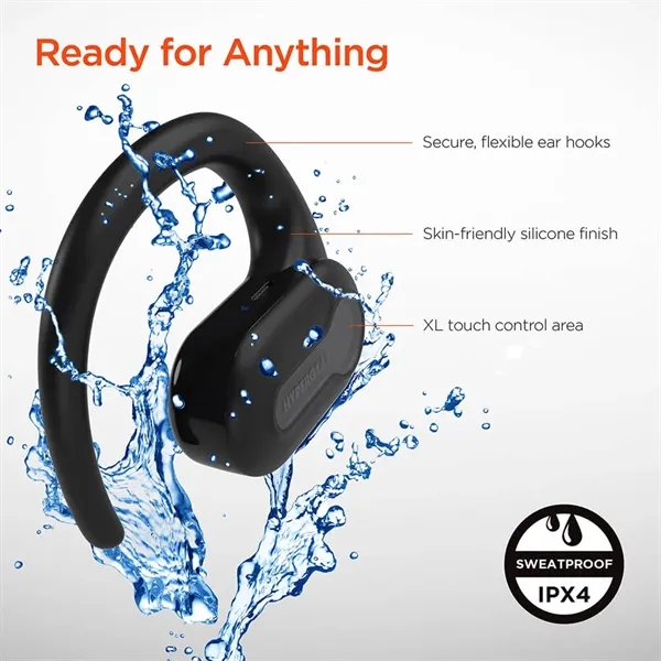 HyperGear AeroFlex 360 Open-Ear True Wireless Earbuds - HyperGear AeroFlex 360 Open-Ear True Wireless Earbuds - Image 4 of 9