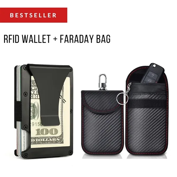 RFID Wallet + FARADAY BAG GIFT SET - RFID Wallet + FARADAY BAG GIFT SET - Image 0 of 10