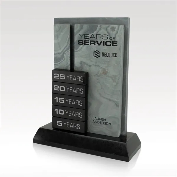 Perpetual Slate Award on Black Marble Base - Perpetual Slate Award on Black Marble Base - Image 0 of 1