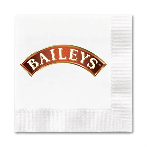 Digital 1 Ply White Beverage Napkin, FSC Certified - Digital 1 Ply White Beverage Napkin, FSC Certified - Image 0 of 1