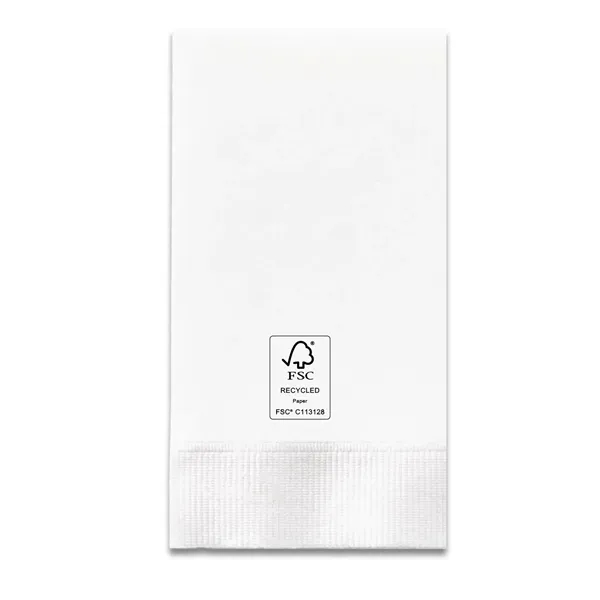3 Ply White Dinner Napkin - 1/8 Fold, Digital, FSC Certified - 3 Ply White Dinner Napkin - 1/8 Fold, Digital, FSC Certified - Image 1 of 1