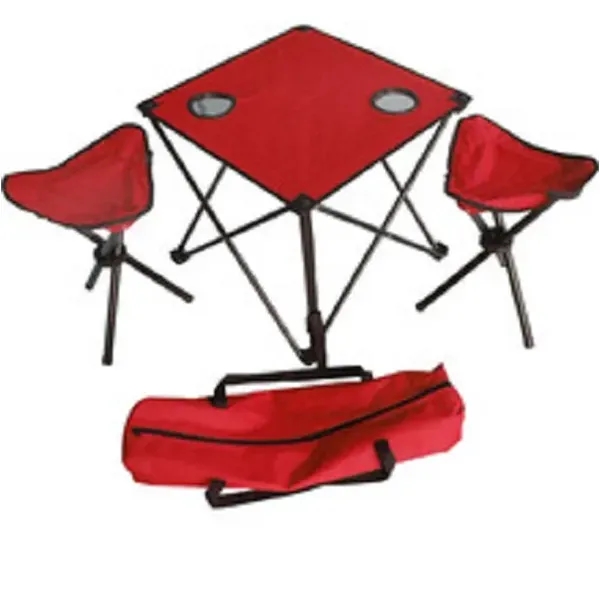 Folding Camping Table Chairs Set - Folding Camping Table Chairs Set - Image 0 of 3